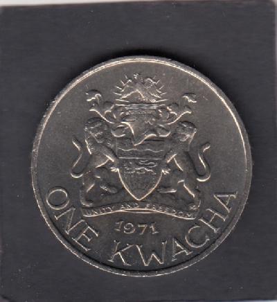 Beschrijving: 1 Kwacha 